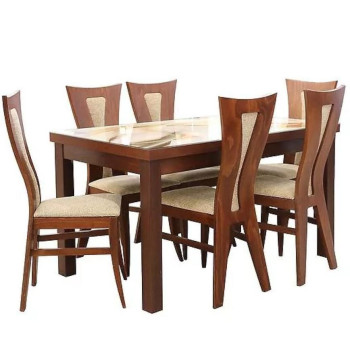 Étkezőgarnitúrák Étkező készlet Hania 1+6 ST712 I gesztenye KR750 BR2432 MB-931