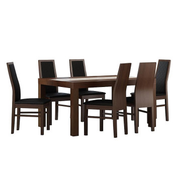 Étkezőgarnitúrák Étkezőkészlet Maja 1+6  ST718 II KR623 BR281 SZ:1015 AT-91 tölgy