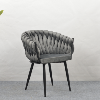 sötétszürke Velvet szövet/fekete