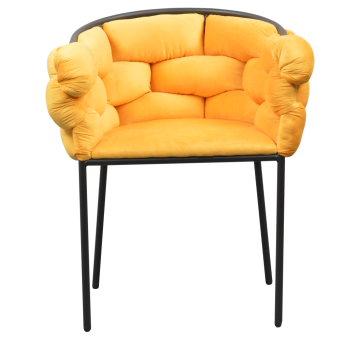 sárga Velvet szövet/fekete