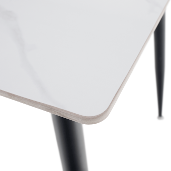 fehér márvány/fekete