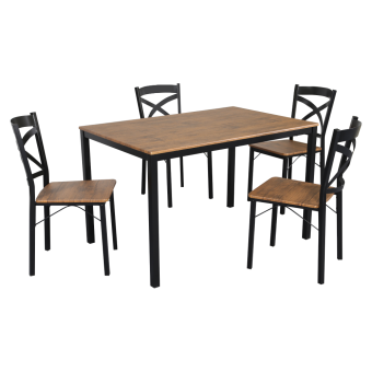 sötét tölgy/fekete