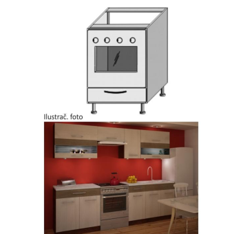 Alsó szekrény sütőhöz