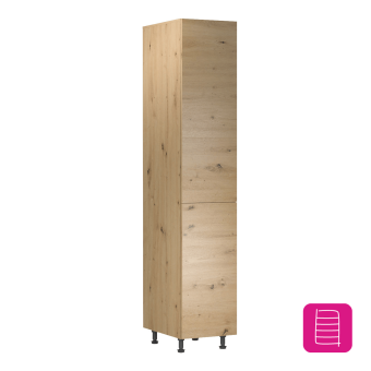 Élelmiszer szekrény polcokkal