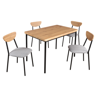 világos tölgy/szürke/fekete