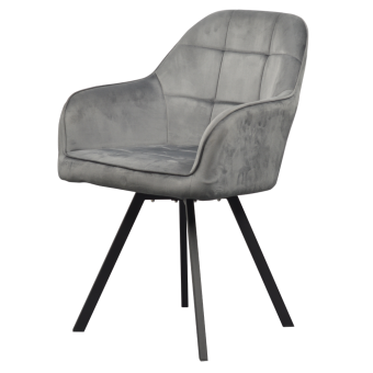 sötétszürke Velvet szövet