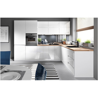 fehér/fehér extra magasfényű