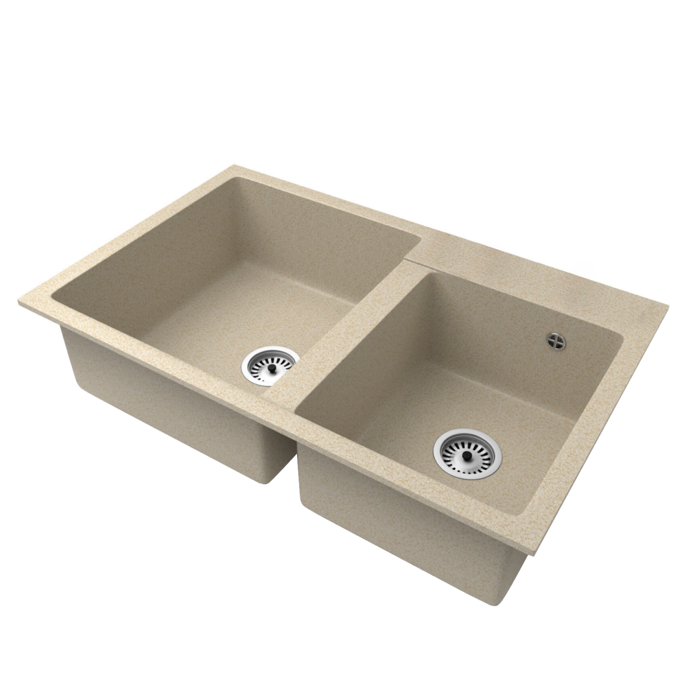 Gránit mosogató szifonnal