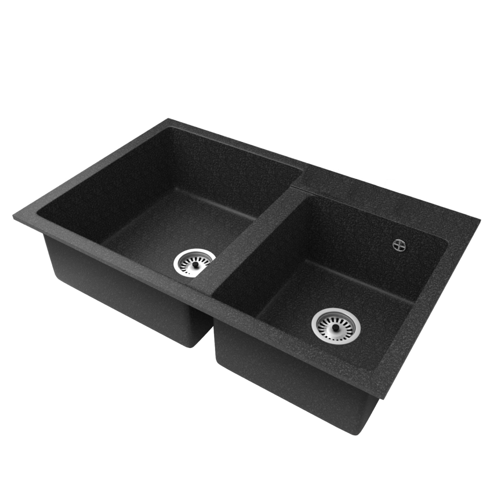 Gránit mosogató szifonnal