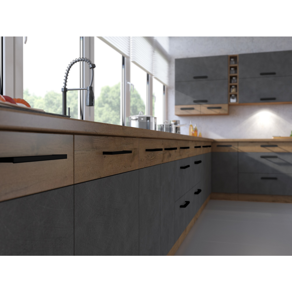 szürke matt/tölgy lancelot