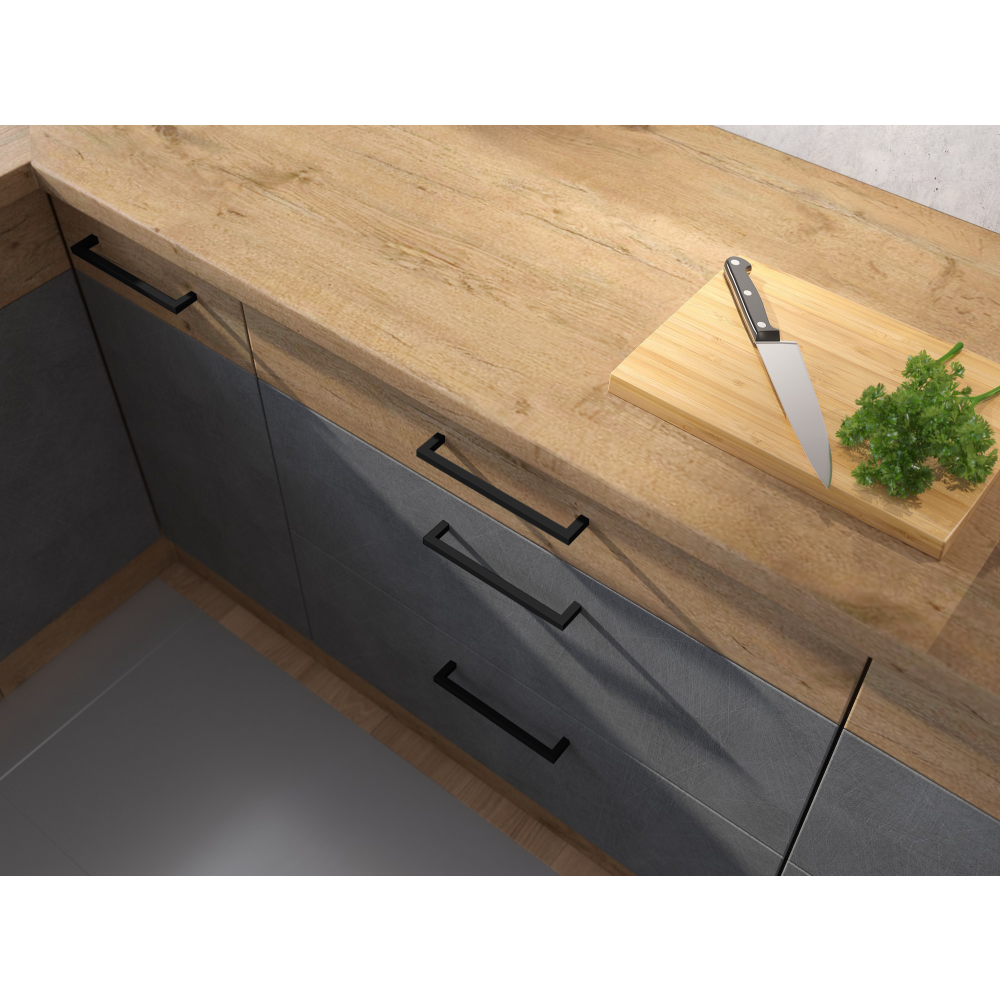 szürke matt/tölgy lancelot