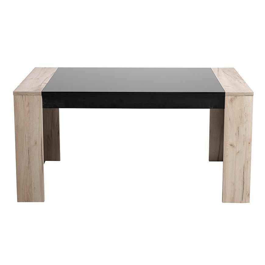 Étkezőgarnitúrák Asztal Toledo TS 155x90 szürke tölgy/fekete 11008829