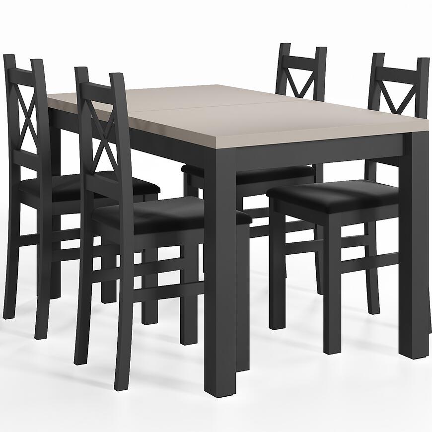 Étkezőgarnitúrák Étkező készlet Mini fekete/kasmír