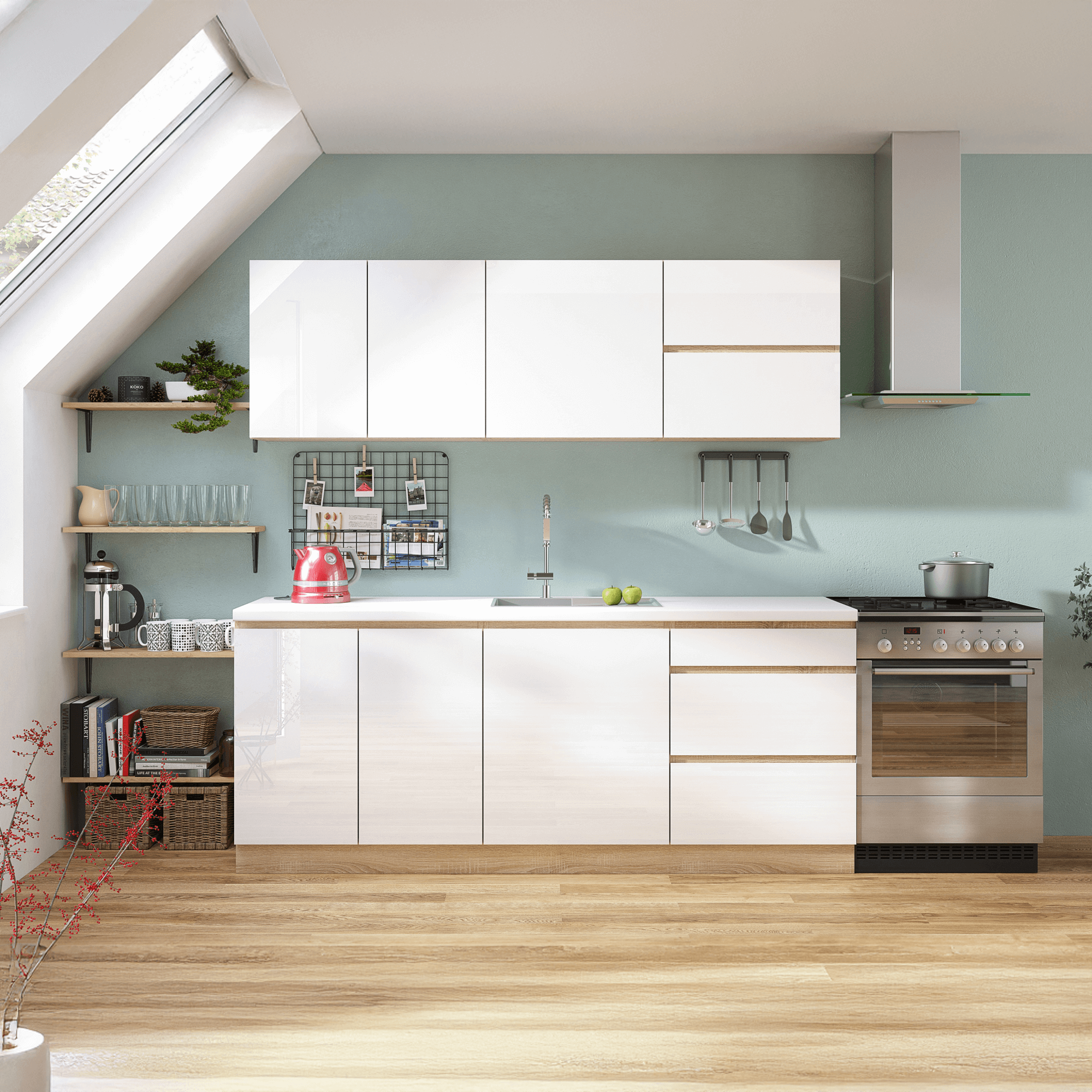 fehér magas fényű HG