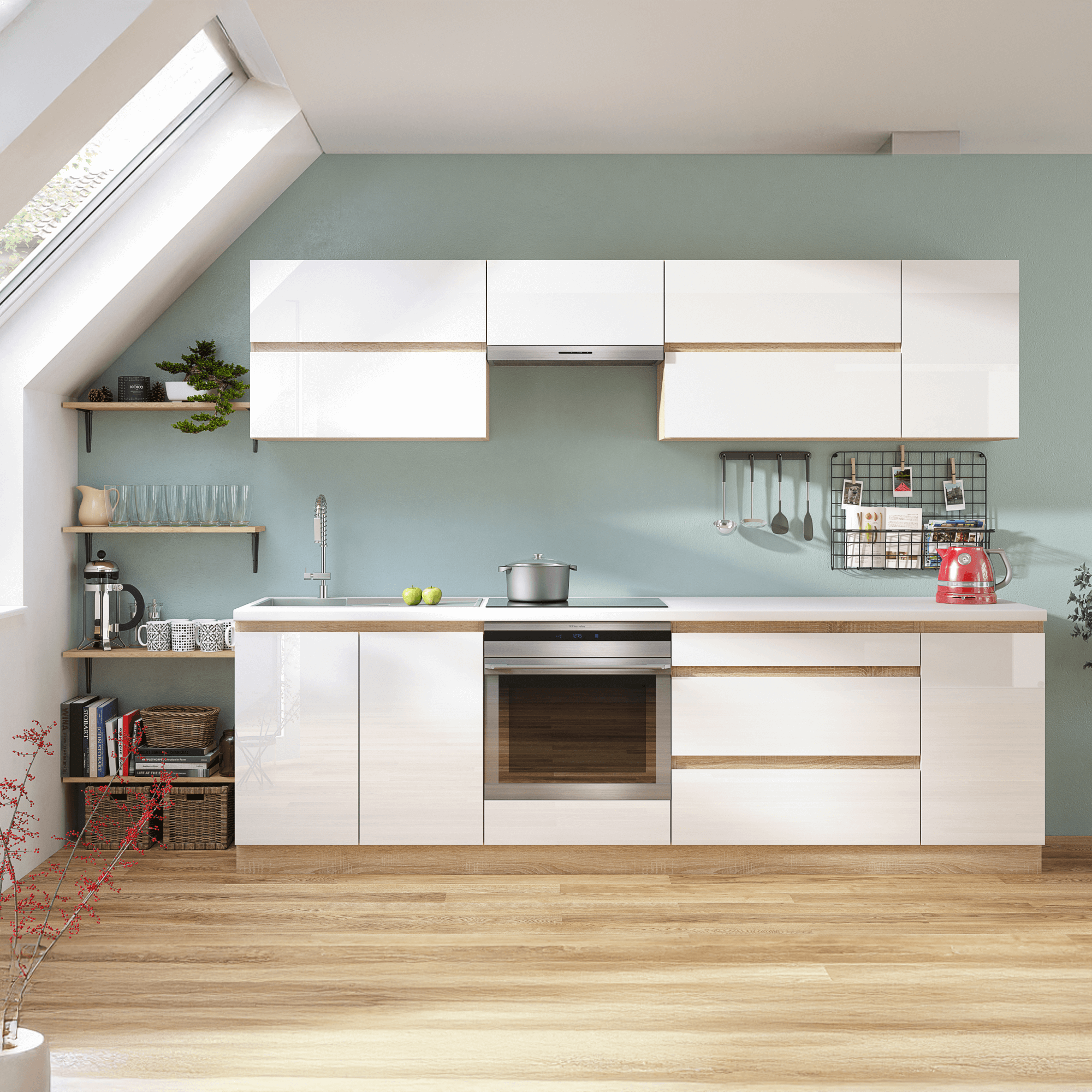 fehér magas fényű HG