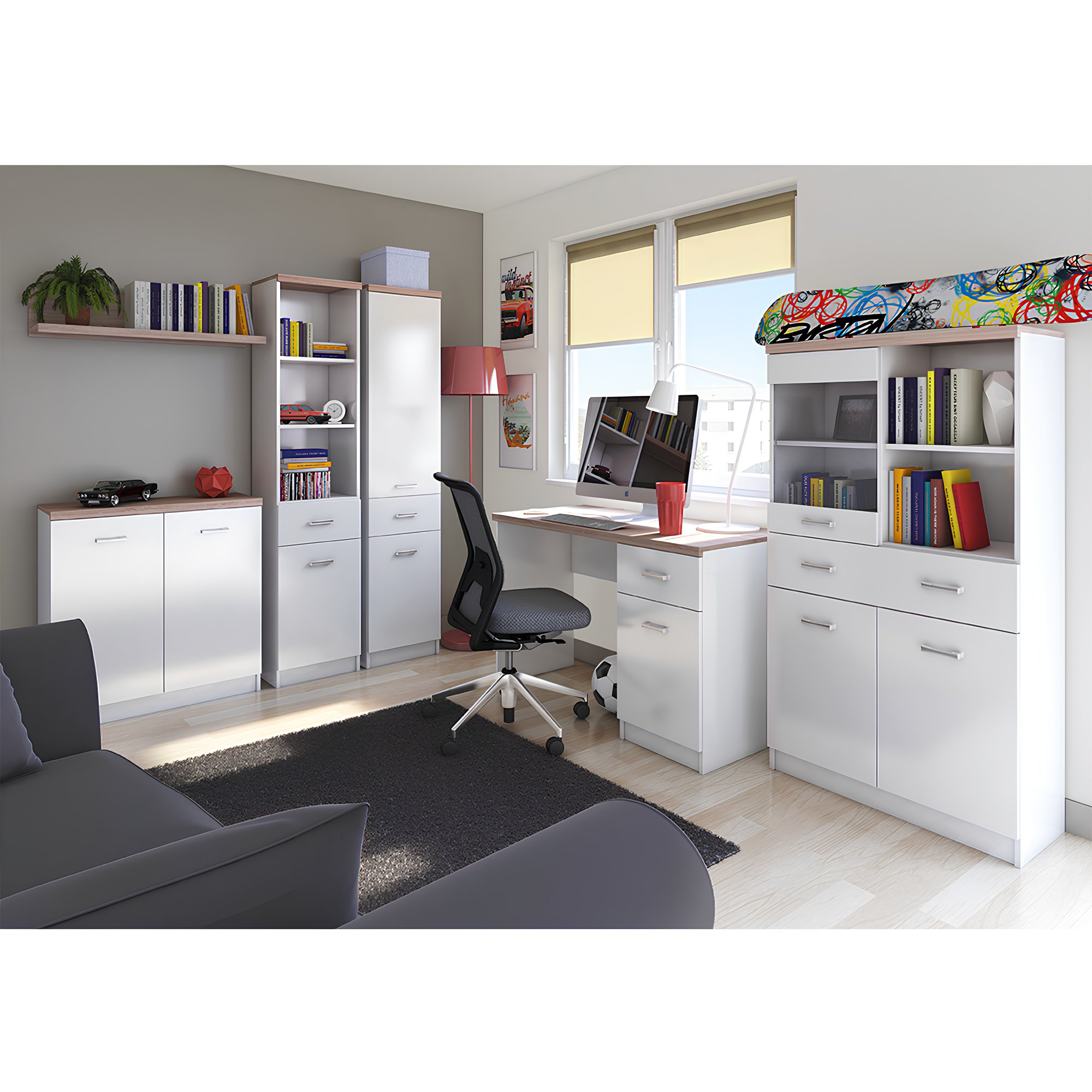 fehér/tölgy sonoma